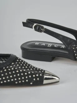 Clearance Ballerine tacco 1cm pelle Donna Ballerine