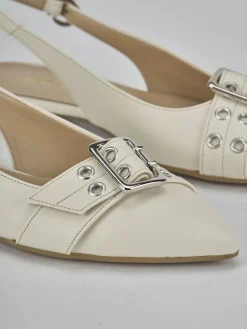 Ballerine tacco 1cm pelle Donna Ballerine