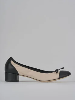 Clearance Ballerine tacco 4cm pelle Donna Ballerine