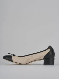 Clearance Ballerine tacco 4cm pelle Donna Ballerine