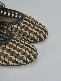 Ballerine tacco 1cm pelle Donna Ballerine