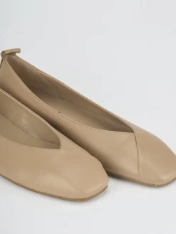 Clearance Ballerine tacco 1cm pelle Donna Ballerine