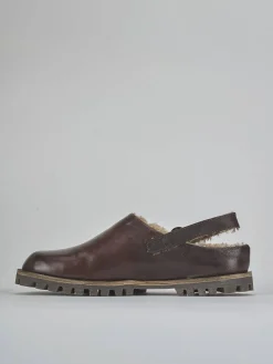 Ballerine tacco 1cm pelle testa Donna Ballerine