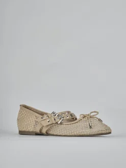 Ballerine tacco 1cm pelle Donna Ballerine