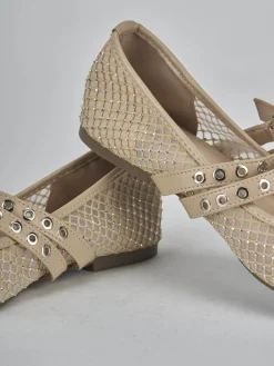 Ballerine tacco 1cm pelle Donna Ballerine