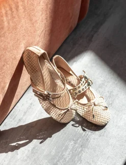 Ballerine tacco 1cm pelle Donna Ballerine