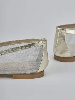 Clearance Ballerine tacco 1cm pelle Donna Ballerine