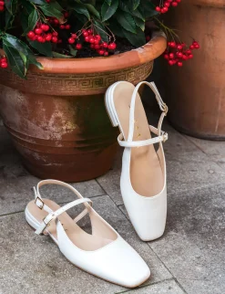 Outlet Ballerine tacco 1cm pelle Donna Ballerine