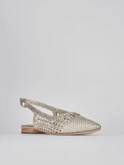 Clearance Ballerine tacco 1cm pelle Donna Ballerine