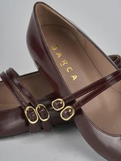 Online Ballerine tacco 1cm pelle bordo' Donna Ballerine