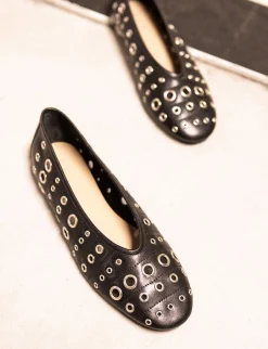 Hot Ballerine tacco 1cm pelle Donna Ballerine