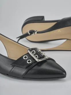 Clearance Ballerine tacco 1cm pelle Donna Ballerine