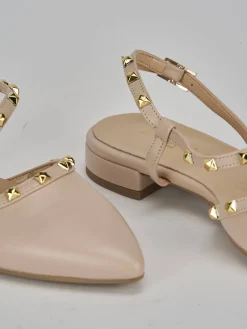 Discount Ballerine tacco 1cm pelle Donna Ballerine