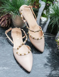 Discount Ballerine tacco 1cm pelle Donna Ballerine