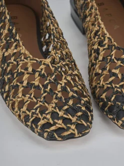 Discount Ballerine tacco 1cm pelle Donna Ballerine