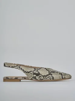 Outlet Ballerine tacco 1cm pitone Donna Ballerine