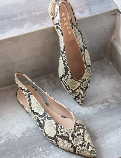 Outlet Ballerine tacco 1cm pitone Donna Ballerine