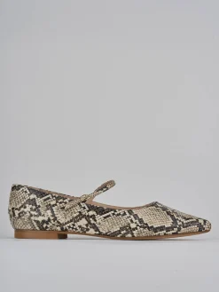 Online Ballerine tacco 1cm pitone Donna Ballerine