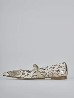 Online Ballerine tacco 1cm pitone Donna Ballerine