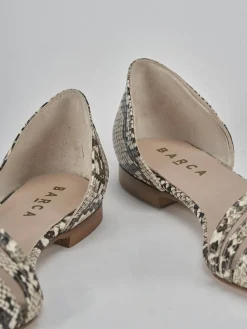 Hot Ballerine tacco 1cm pitone Donna Ballerine