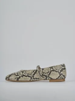 Outlet Ballerine tacco 1cm pitone Donna Ballerine