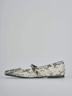 Clearance Ballerine tacco 1cm pitone Donna Ballerine