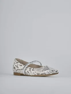 Hot Ballerine tacco 1cm pitone Donna Ballerine