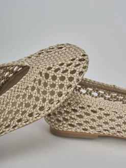 New Ballerine tacco 1cm tessuto Donna Ballerine