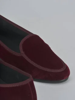Online Ballerine tacco 1cm velluto bordo' Donna Ballerine