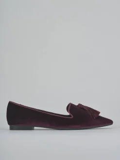 Clearance Ballerine tacco 1cm velluto bordo' Donna Ballerine
