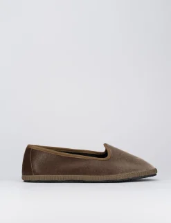 Online Ballerine tacco 1cm velluto testa Donna Ballerine