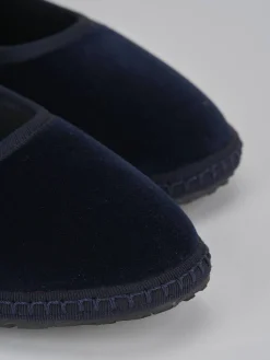 Ballerine tacco 1cm velluto Donna Ballerine