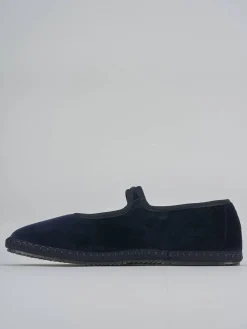 Online Ballerine tacco 1cm velluto Donna Ballerine