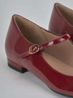 Online Ballerine tacco 2cm vernice bordo' Donna Ballerine