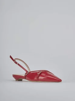 Clearance Ballerine tacco 2cm vernice Donna Ballerine