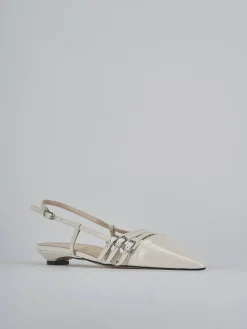 Clearance Ballerine tacco 2cm vernice Donna Ballerine