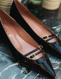 Discount Ballerine tacco 2cm vernice Donna Ballerine