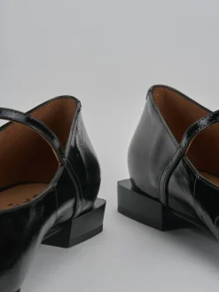 Clearance Ballerine tacco 1cm vernice Donna Ballerine