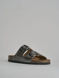 Sale Ciabatta tacco 1 cm pelle Donna Ciabatte