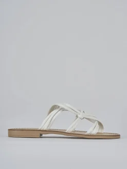 Hot Ciabatta tacco 1 cm pelle Donna Ciabatte