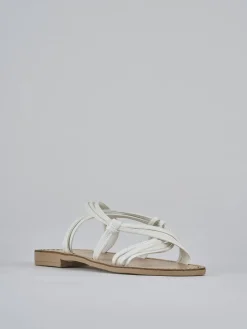 Hot Ciabatta tacco 1 cm pelle Donna Ciabatte