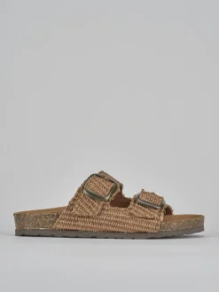 New Ciabatta tacco 1 cm tessuto Donna Ciabatte