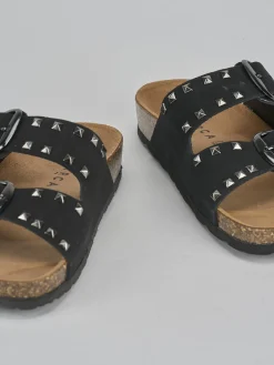 Best Ciabatta tacco 1 cm camoscio Donna Ciabatte