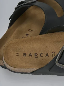 Hot Ciabatta tacco 1 cm nabuk Donna Ciabatte