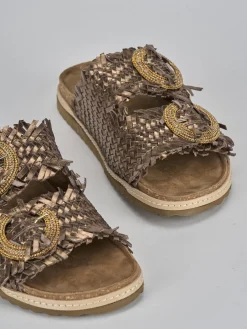 Outlet Ciabatte pelle Donna Ciabatte