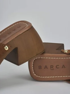 Best Ciabatte tacco 6cm camoscio Donna Ciabatte