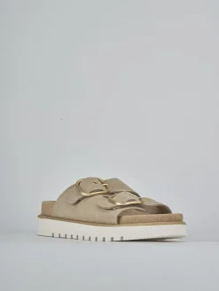 Best Ciabatte tacco 1cm camoscio Donna Ciabatte