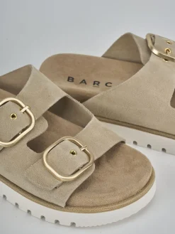 Best Ciabatte tacco 1cm camoscio Donna Ciabatte