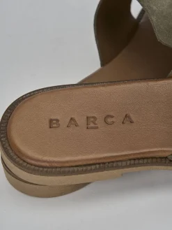 Best Ciabatte tacco 1cm camoscio Donna Ciabatte