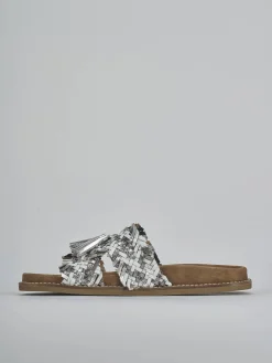 Clearance Ciabatte tacco 1cm laminato Donna Ciabatte